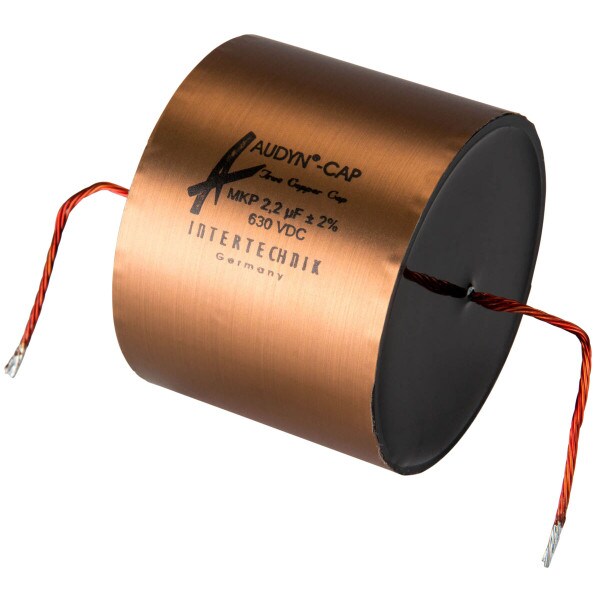 Main product image for Audyn True Copper Cap 2.2uF 630V Copper Foil C 027-161